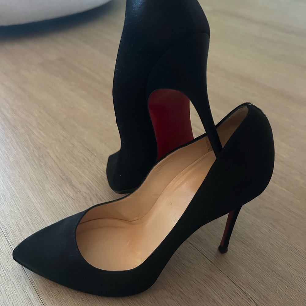 Christian Louboutin Satin Heels